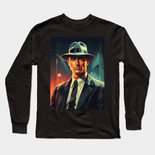 Noir Detective 1940’s (Design 2) Long Sleeve T-Shirt